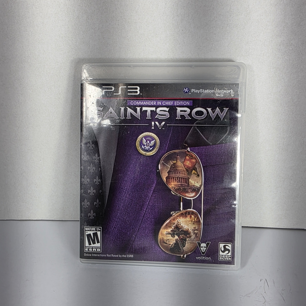 Saints Row IV Commander in Chief Edition for PS3 - Purple Cover
